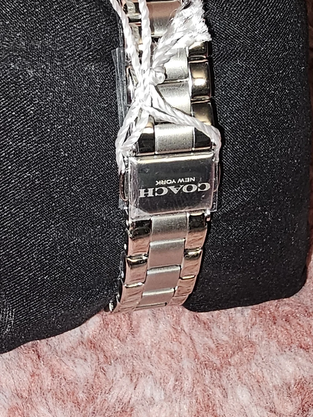 Coach Silver Tone Dial Stainless Steel Band Classic Women's Watch
